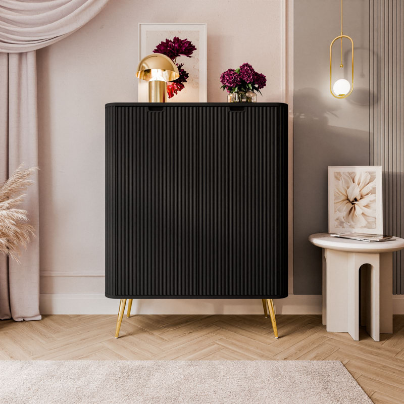 Autin Sideboard with 2 Doors, Black
