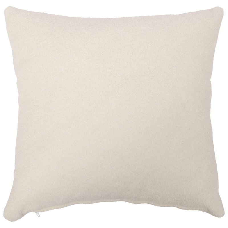 Indoor / Outdoor Cream Square Cushion Cover