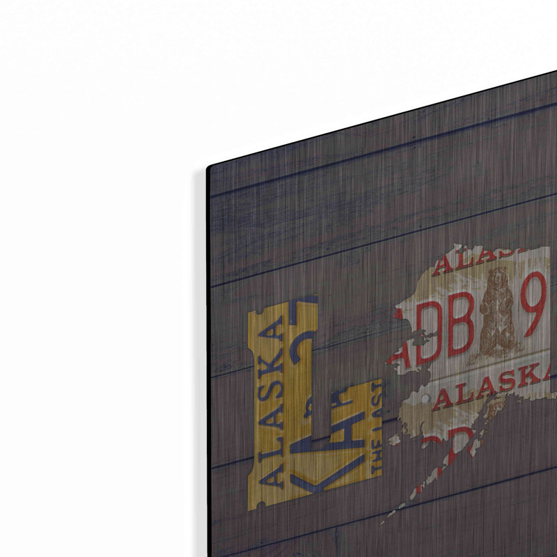 "AK State Love" par Design Turnpike, H 12 po x l 16 po