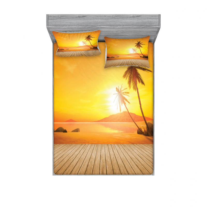 Microfiber Sheet Set, Full Sheet Set with Fitted Sheet