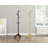 Dark Brown Finish Coat Rack Solid Wood-30030521