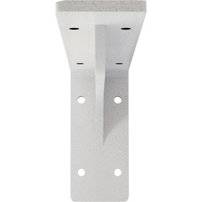 2"W x 10"D x 4 3/4"H Embrey Steel Bracket, Hammered White