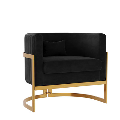 Velvet Accent Chair