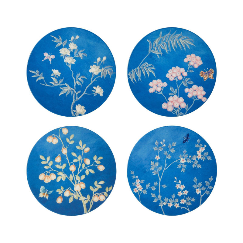 Chinoiserie Coaster, Blue