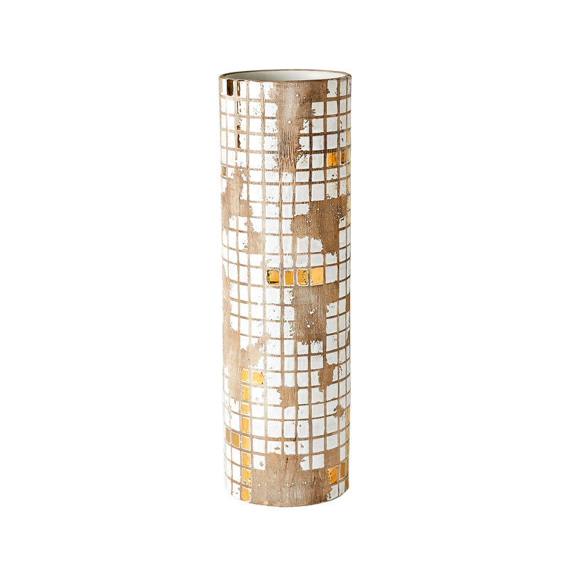 Vase Med, H 20 po x l 6,25 po x P 6,25 po
