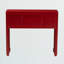 Console Almat, classique et antique, 6 tiroirs, 2 portes, rouge H 33,46 po x l 37,80 po x P 11,81 po