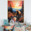 «A Grizzly Bear In A Dreamy Retreat», reproduction sur toile