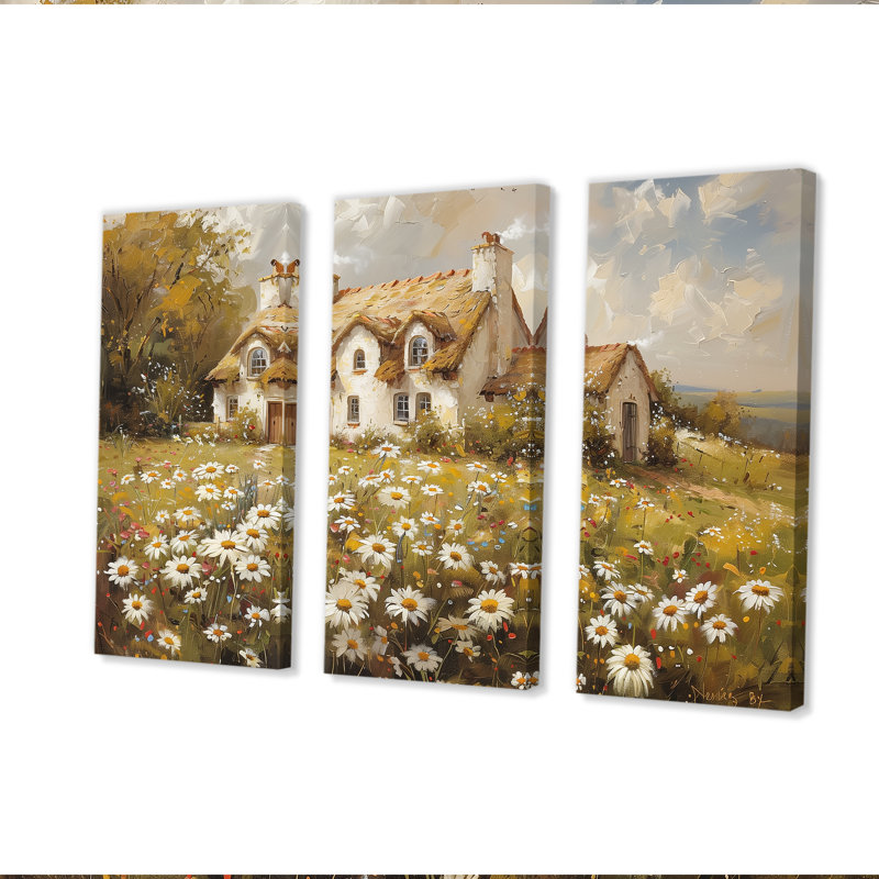 - Ensemble d'art mural campagne, H 28 po x l 36 po x P 1 po, Canevas