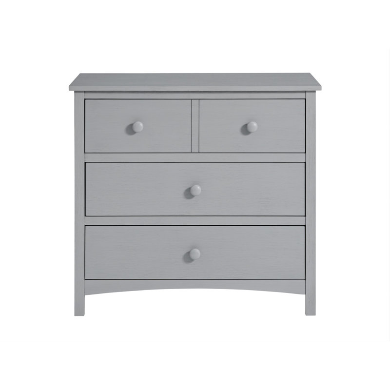 Montauk 3 Drawer Dresser (Ready To Assemble), Farmhouse Gray