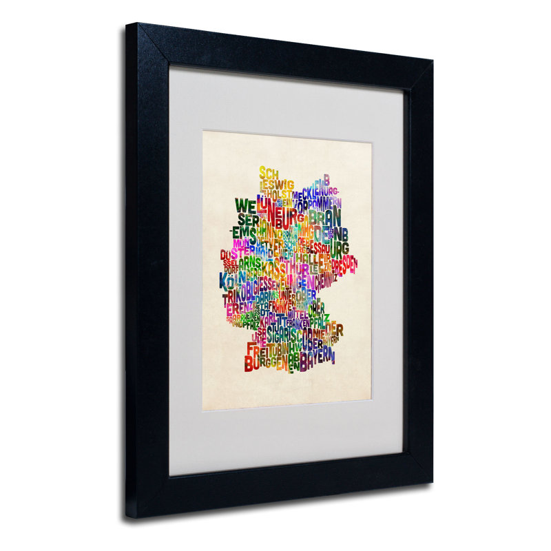 Modern & Contemporary, 14" H x 11" W x 0.5" D, Black