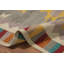 Tapis artisanal en laine à motif géométrique kilim 5 x 8
