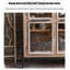 Armoire d'appoint rétro style américain en cèdre et fer forgé