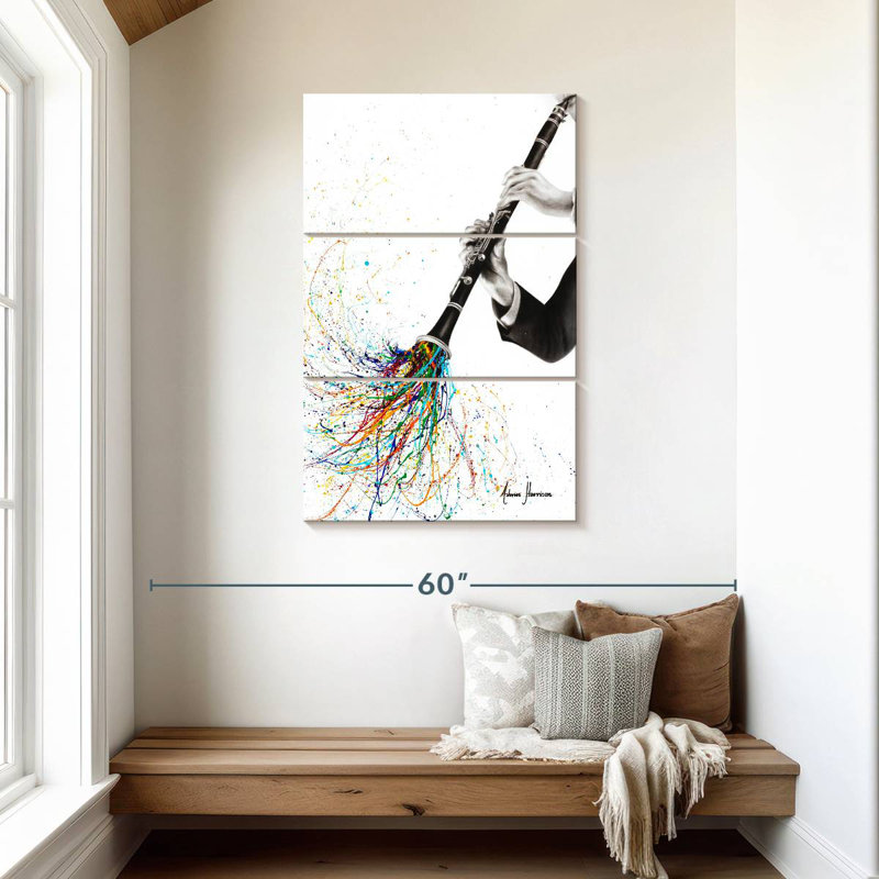 Abarca A Clarinet Tune, 45" H x 28" W