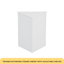 Armoire de rangement blanche triangulaire avec tablettes réglables, armoire de plancher autoportante pour la cuisine à domicile-717429158
