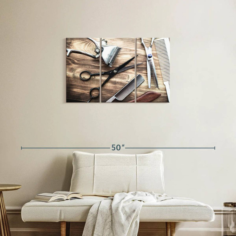 Shuttleworth Barber Accessories, 20" H x 33" W
