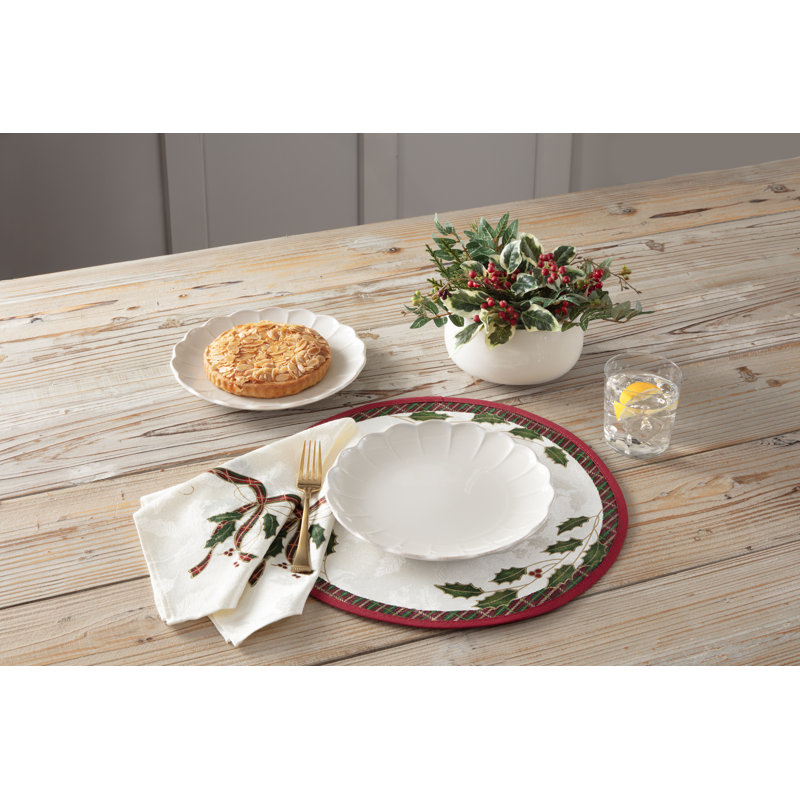 Lenox Holiday Nouveau Placemat 4 Pack Set