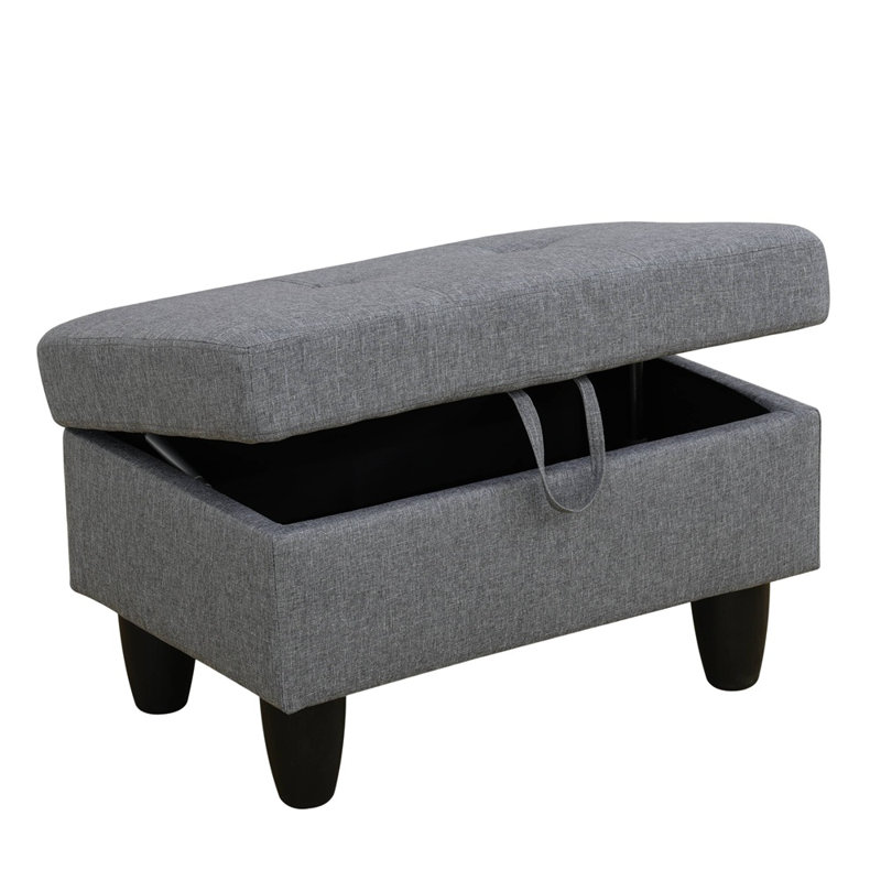 Jacksmith Upholstered Sectional, Left Hand Facing, Gray