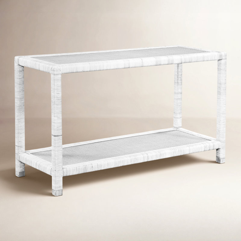 Pine Isle 50'' W Console Table, Frost White