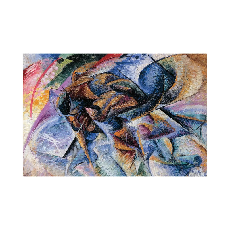 Dynamism Of A Cyclist, 1913 by Umberto Boccioni - Wrapped Canvas Gallery-Wrapped Canvas Giclée, 30.48 cm H x 45.72 cm W