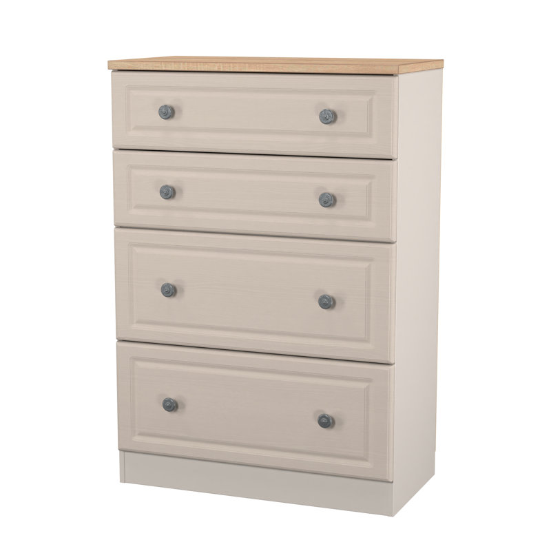 74cm W 4 - Drawer Chest of Drawers, Beige