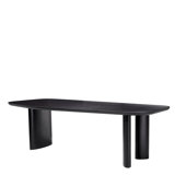Dining Table Flemings Black Veneer - Legs