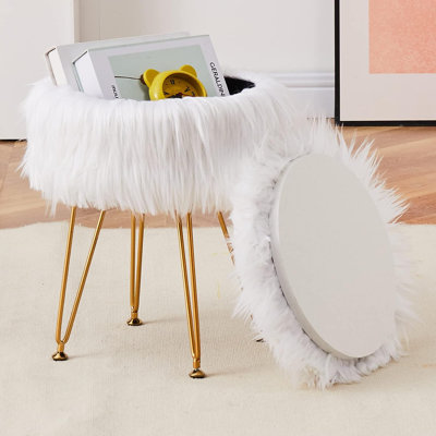 Niral Steel Accent Stool by Mercer41