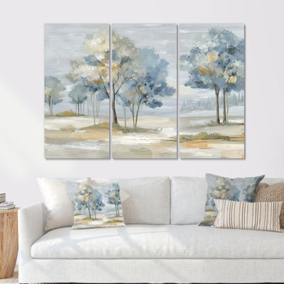 Sprint Time Floral Trees Forest Dream - ensemble de reproduction d'art mural arbres