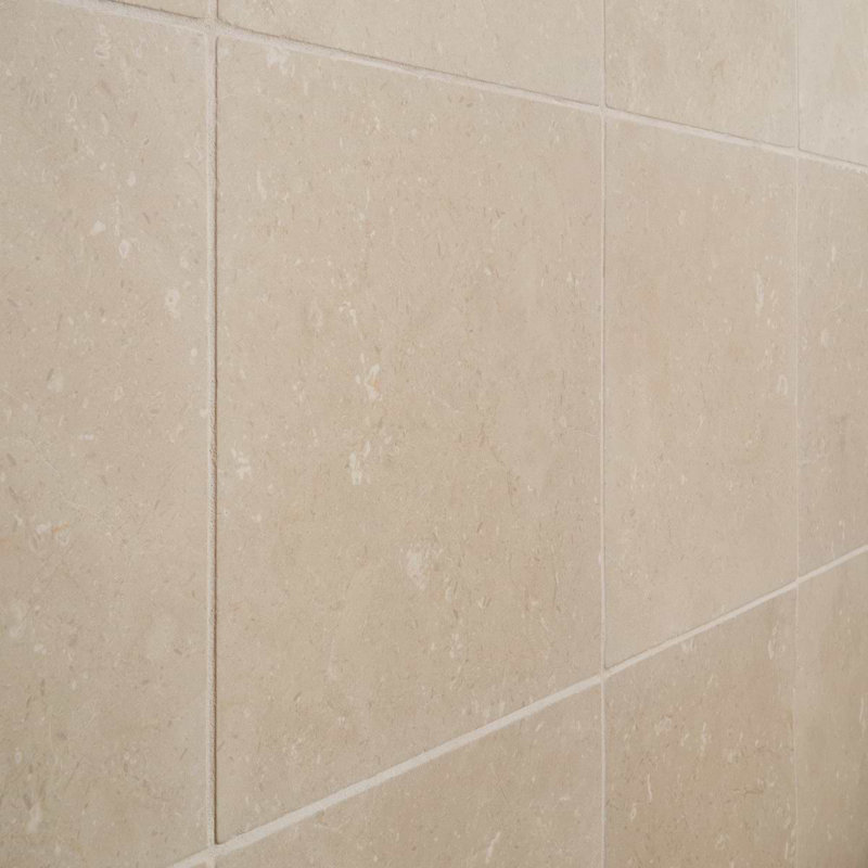 Avanti 12x12 Tumbled Marble Tile, Crema Marfil