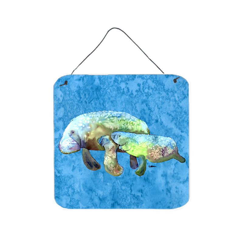 " Manatee ", 6" H x 6" W x 0.02" D