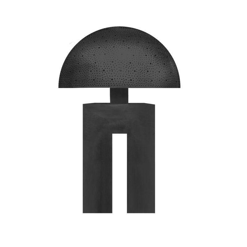 Lampe de table Amur, Bronze industriel