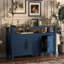 Buffet 55,1 "en bois de pin avec rangement à 3 portes-1860133399
