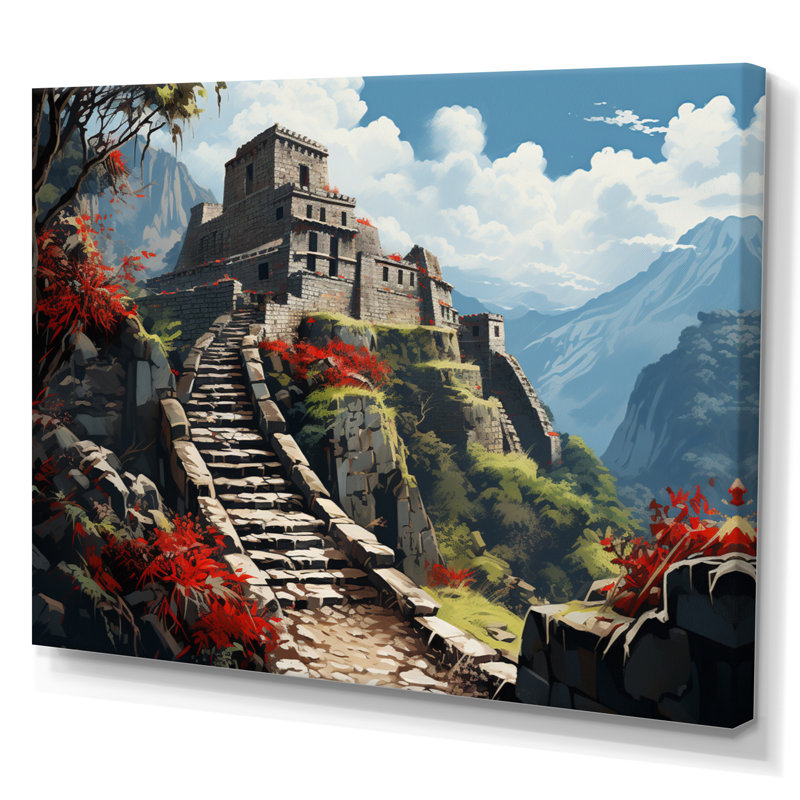 South America Cultural Heritage - Architecture Canvas Wall Art, H 30 po x l 40 po x P 1,5 po, Toile tendue