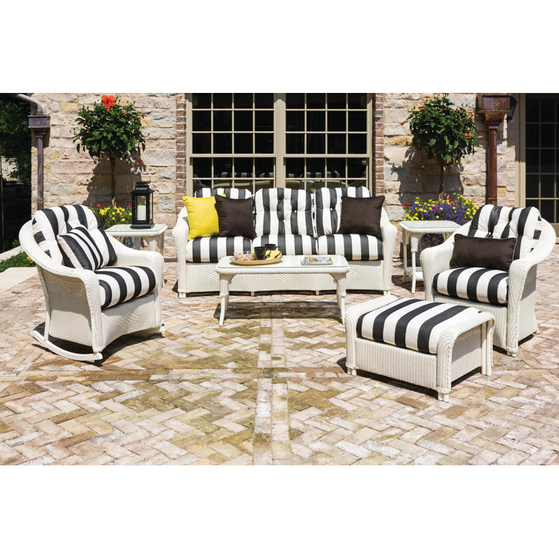 Reflections Outdoor Lounge Chair, Demo Stone, Ivory