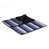 Blue Stripe Pattern with Navy Flap selected