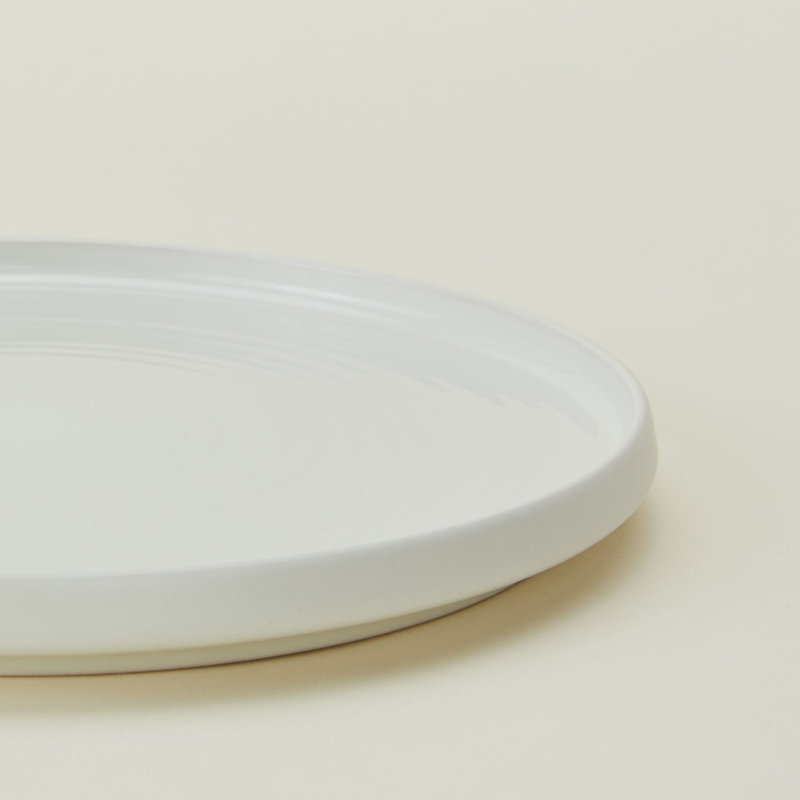 Ensemble de 4 assiettes à salade ou à dessert en grès de 8,5 po Essential de vaisselle, Os