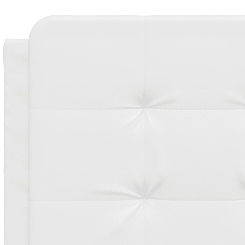 vidaXL Headboard Cushion White, White, Full