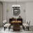 Dining Set, Mid-Century Modern Wooden Table & Upholstered Chair Set For Home, Kitchen, Dining Room-108814405-108814406