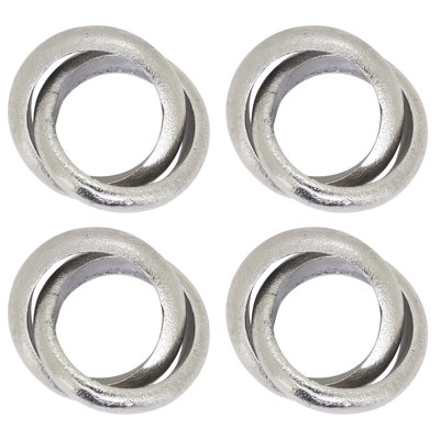 Rond de serviette Interlock (ensemble de 4)