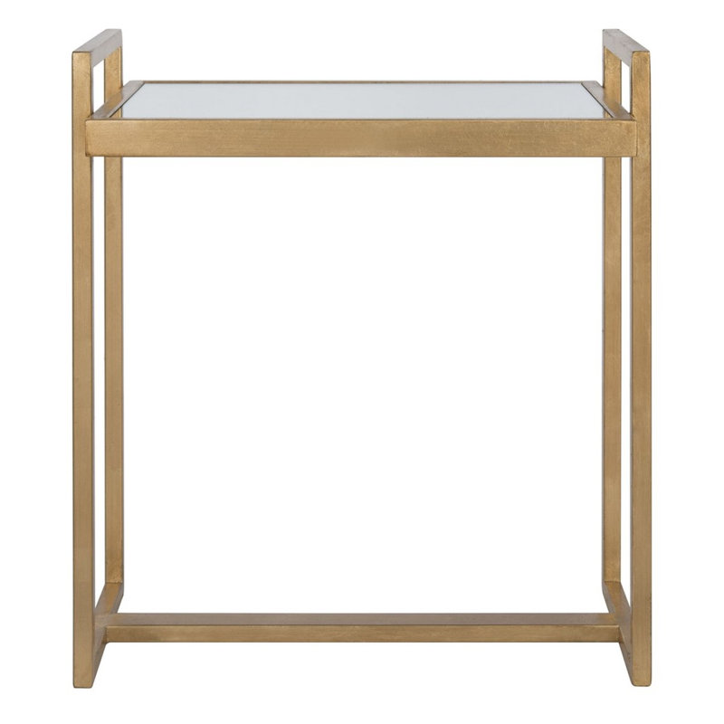 Everly Quinn Glass Top End Table | Wayfair