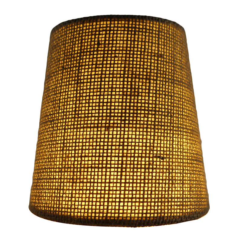 Ensemble de 6 abat-jour en lustre à pince en lustre Meriville, 3,5 po x 4,5 po x 4,5 po, H 4,5 po x l 3,5 po x P 4,5 po