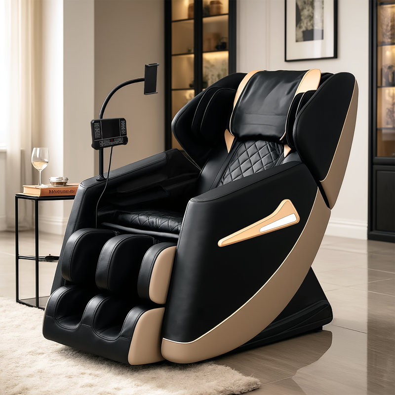 Fauteuil de massage à pression zéro, chaleur et pieds Laneyah