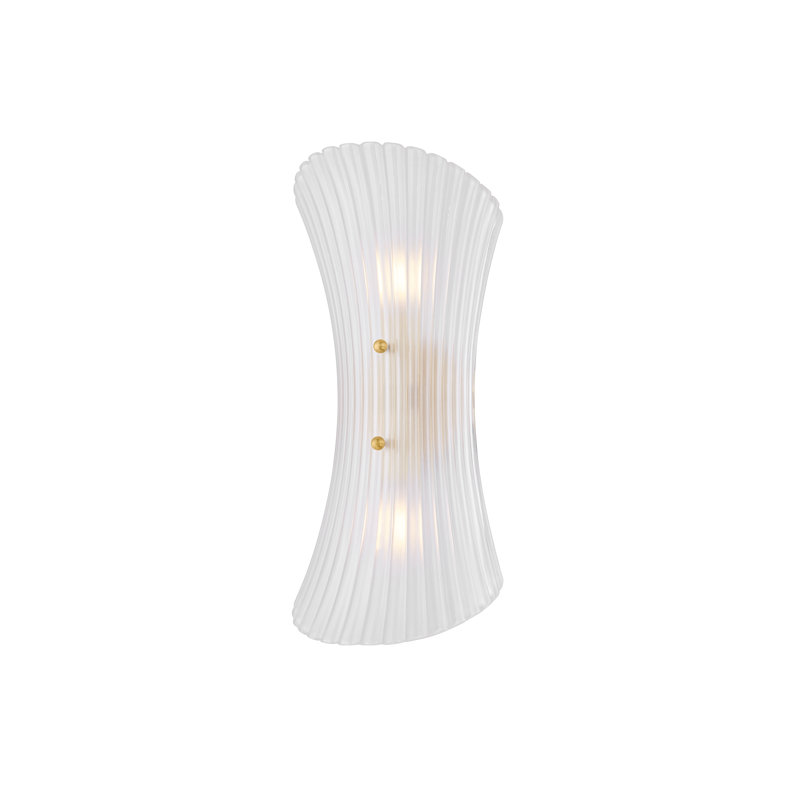 Applique murale 2 lumières en laiton vieilli 7 po de largeur Mitzi Esmae