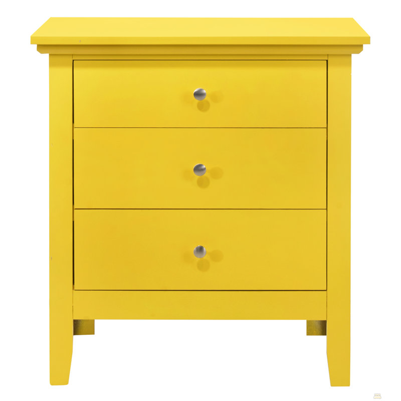 Table de chevet, Jaune