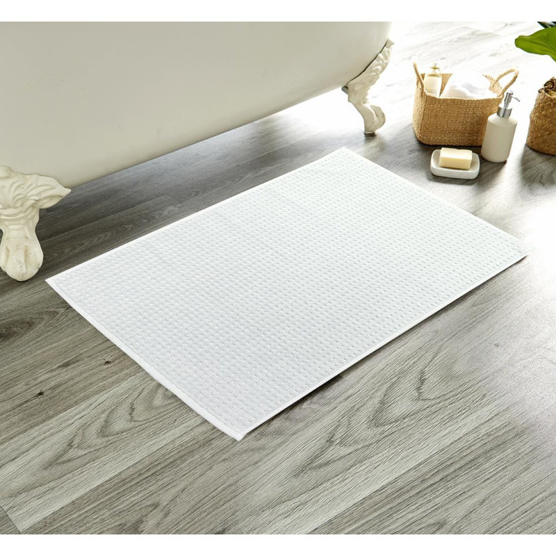 Non-Slip Bath Mat, White