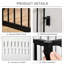 Free Standing Pet Gate With Door-67182274