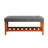 Charla Fabric & Oak Finish Bench-1456203473