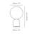 Livier Concrete Bedside Table Lamp