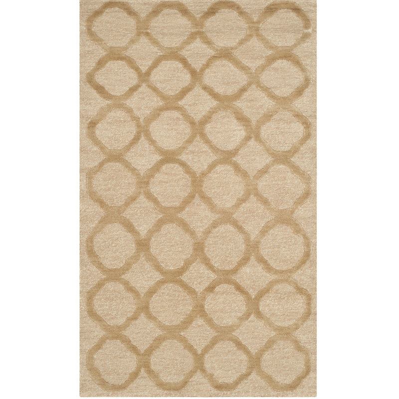 Tapis tissé à la main Curry, Rectangle 3 pi 9 po x 5 pi 9 po