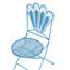 Folding Patio Dining Side Chair-2044749677