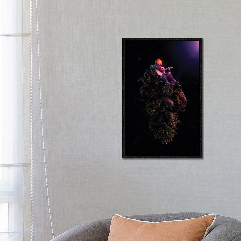 High Tones by Nicebleed - Print on Canvas, 66.04cm H x 45.72cm W x 3.81cm D, Black Framed